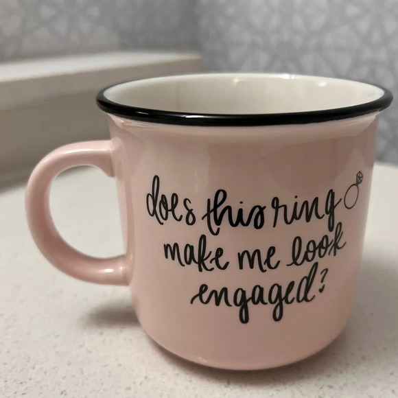 Sweet Water Decor ‘Does This‎ Ring Make Me Look Engaged?’ Coffee Cup - Picture 1 of 9